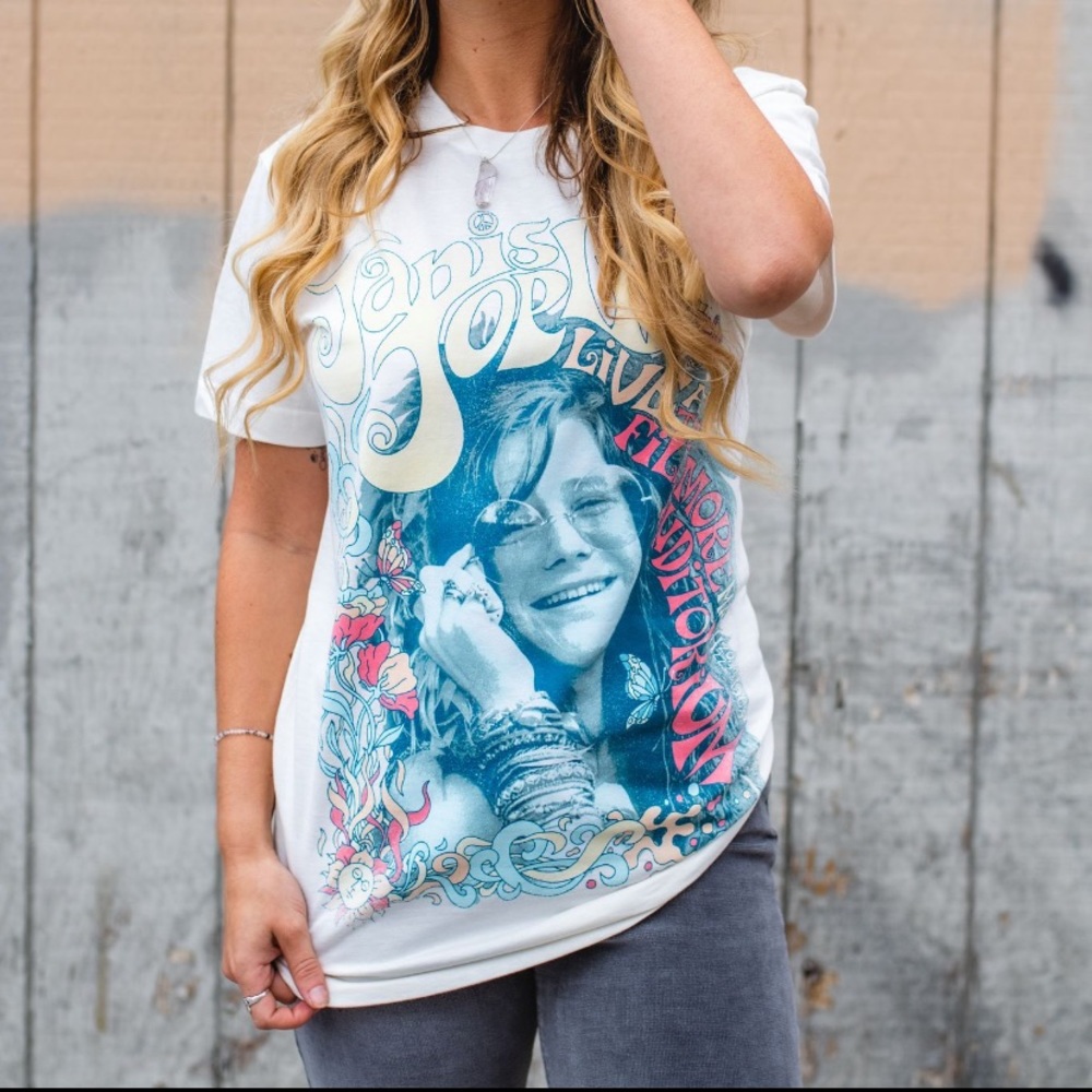 Janis Joplin Kozmic Blues Vintage Tee